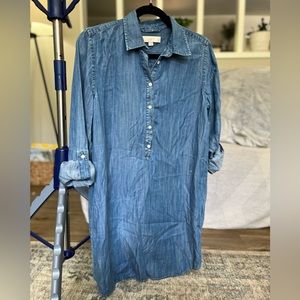 Loft Denim Shirt Dress - Women’s M